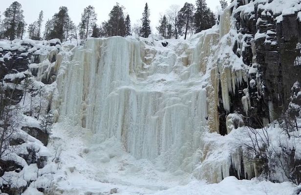 Korouoma Canyon Frozen Waterfalls