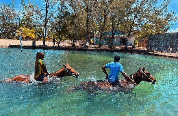 Horseback Ride n Swim & Bamboo Rafting With Limestone Massage