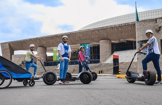 Mexico City Tour Vibra Polanco 2 Hours on Electric Scooter