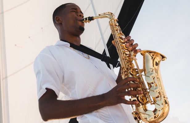 Deluxe Sunset and Saxophone Sail on Luxury Lady Grace Catamaran