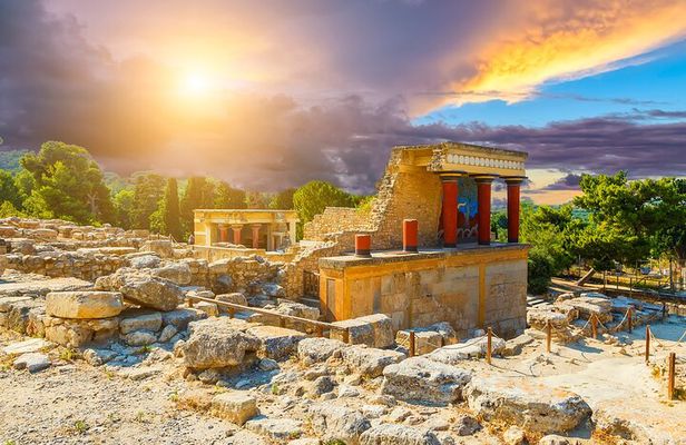 Knossos Cave of Zeus and Olive Oil Factory Full Day Private Tour
