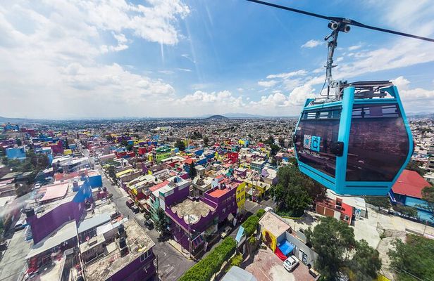Travel by Cable Car in Mexico City-Iztapalapa