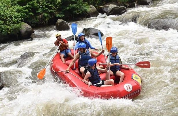 Bali Ayung River Rafting and Uluwatu Temple Sunset Tour