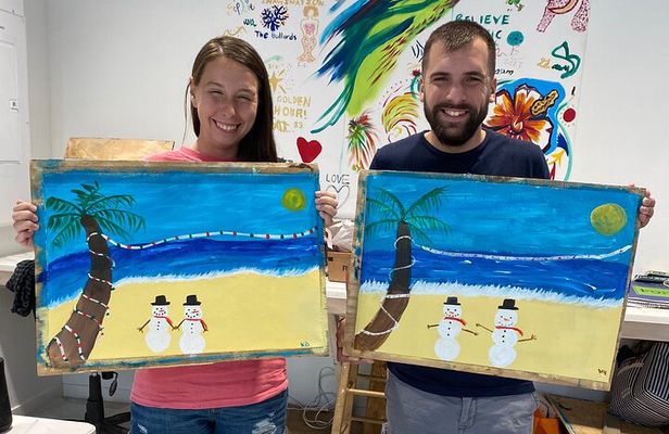 Paint and Sip at the Gallery and Wine Bar