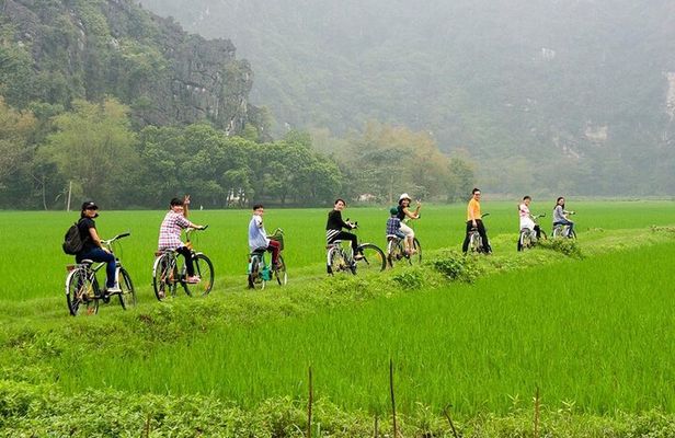 Boat and Bike Riding with Mua Cave in Ninh Binh Full Day Tour