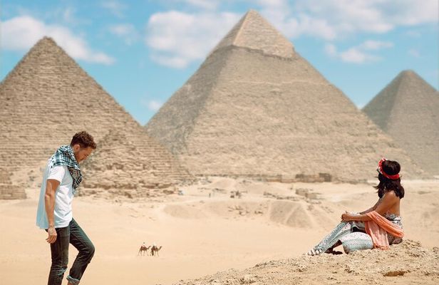 Tour of Giza Pyramids, Memphis City, Sakkara Pyramid in Cairo