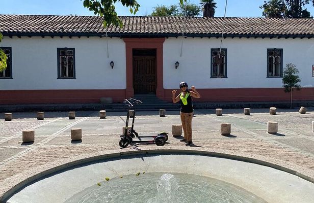 Santiago sunset adventure on an electric scooter tour