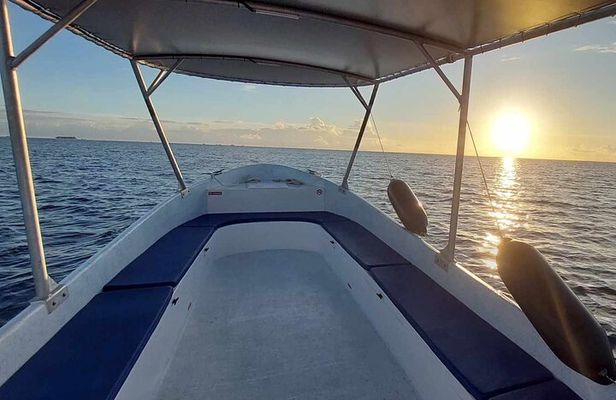 Guided sunset cruise on Raiatea Lagoon