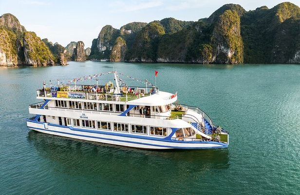 1 Day Halong Bay-Kayaking, Swimming, Cave, Bus, Lunch, Ticket