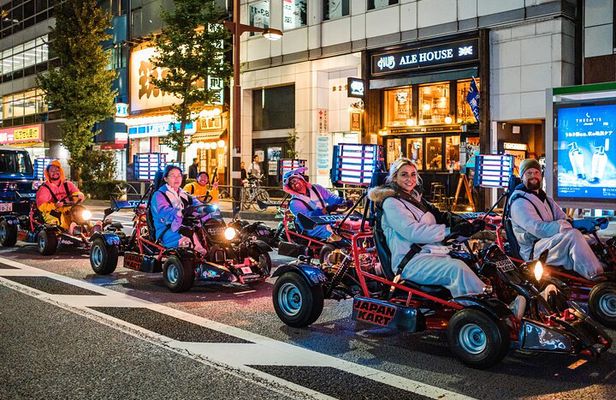 Asakusa / Tokyo Bay 120min Go Karting Tour - *IDP required!*