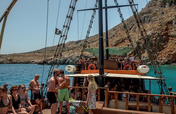 Rethymnon Sunset Cruise with a Pirate Boat