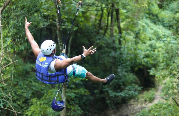 Damajagua Waterfalls & Zipline from Amber Cove & Taino bay