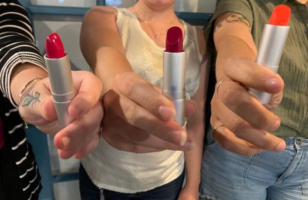 Lip Print Beauty Bar Charlotte: Create Your Own Lipstick or Gloss