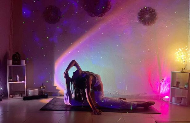 Yoga and holistic massage session in Playa del Carmen