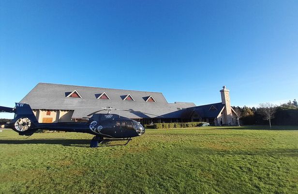North Canterbury Helicopter Winery lunch