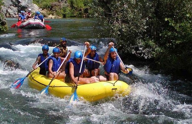 Rafting on Cetina river from Split