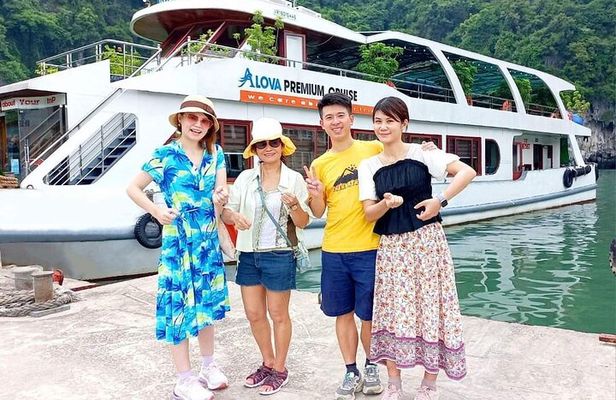 Alova Premium Cruise One Day Trip to Halong Bay from Hanoi