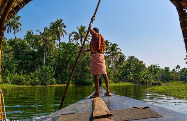 Village Backwater Punting Boat Tour From Alleppy
