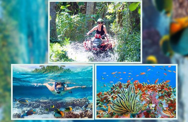 Bali Snorkeling 2 Spots & ATV Quad Bike with Lunch & Transfer