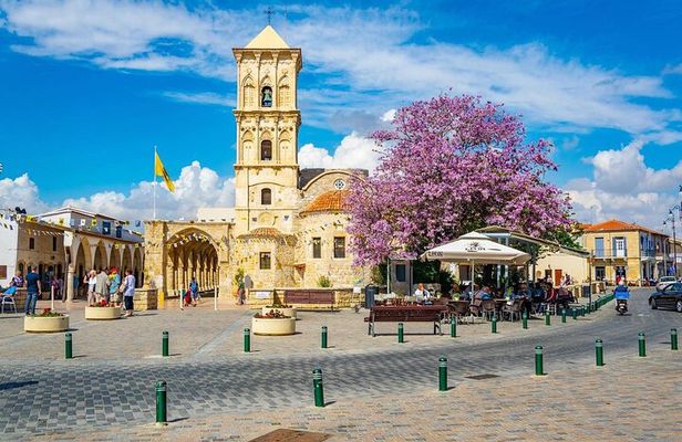 Larnaca Highlights with visit to Lefkara and Nicosia from Paphos