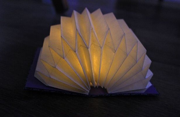Mini Origami Lamp and Mizuhiki knot Belt Workshop in Ueno
