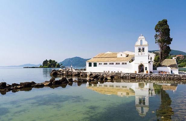 Corfu: Bus Trip to Pontikonisi, Mon Repos Achilleion & Swim