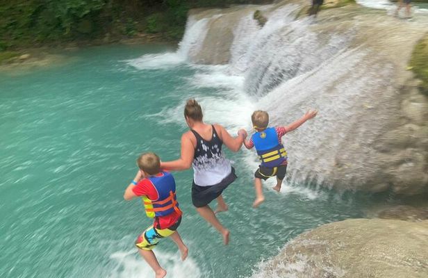 Blue Hole Secret Falls from Falmouth