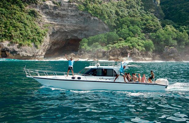 Full Day Land and Sea Tour to Nusa Penida with 4 Snorkeling Spots