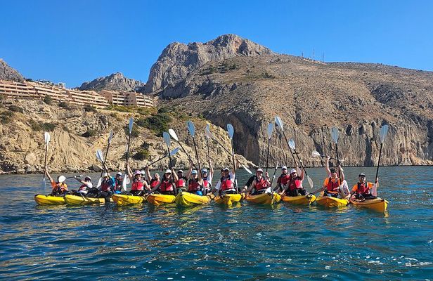 Kayak through Morro de Toix and Cueva dels Coloms
