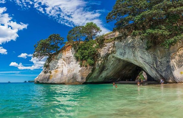 Cathedral Cove with the Lost Spring Hidden Spa
