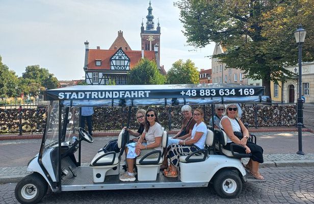 Gdansk: Private City Sightseeing Tour by Buggy/Cart LIVE GUIDED
