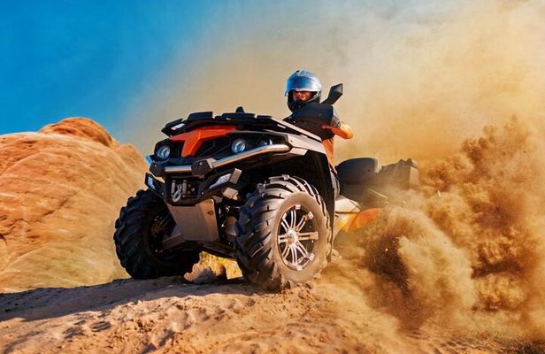 Agadir/Taghazout: Desert Quad Bike Safari with Hotel Transfer