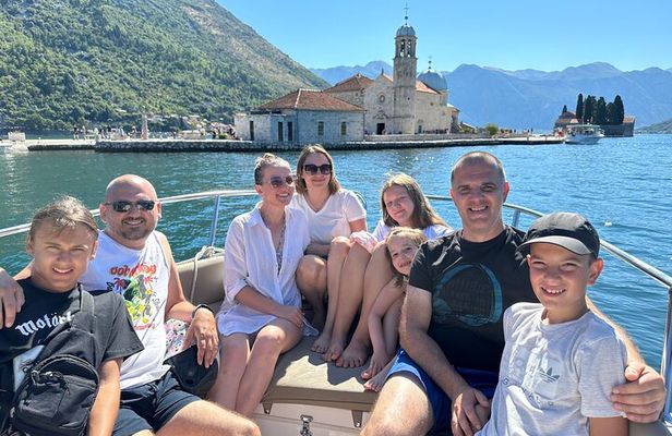 Lady of the Rock and Mamula with Blue Cave Private Tour