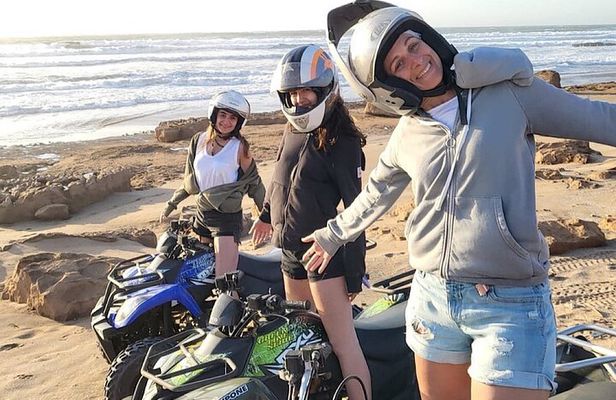 Agadir ATV Quad Tour Desert Sands Wild Beach & Forest with Snacks