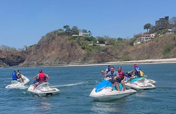 1 Hour Guided Jet Ski Tour in Conchal or Brasilito