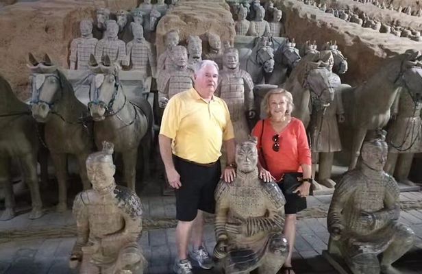By bullet train from Beijing to Xi'an Terrocota army day tour