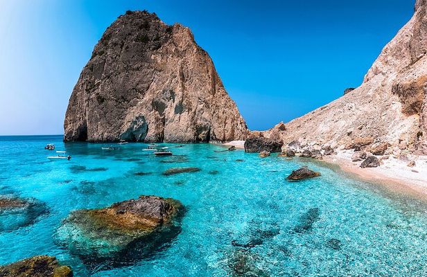 Zakynthos Private Tour Myzithres Beach, Viewpoint & Keri Caves 