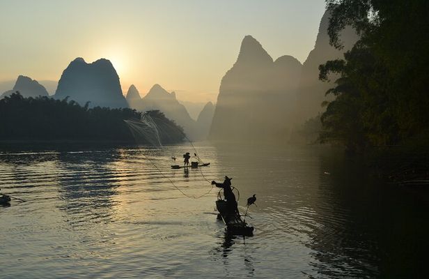 Li River Cruise Reed Flute Cave Elephant Hill Daxu Town Day Tour