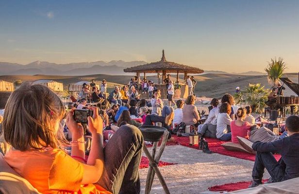 Agafay Desert Sunset, Camel Ride and Dinner from Marrakech