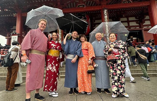 Kimono & Tea Ceremony in Asakusa A Private Food Tour With a Guide
