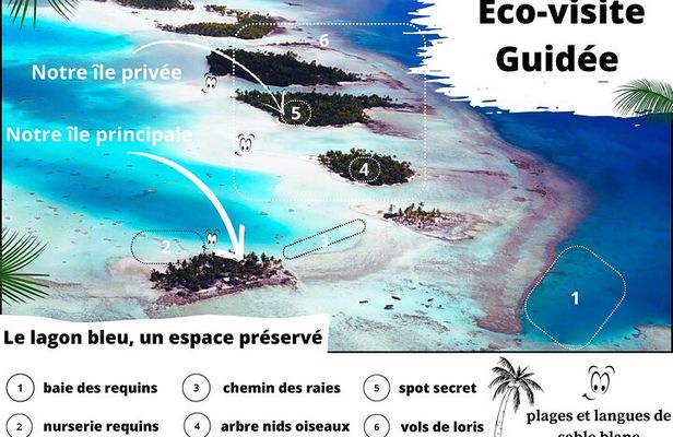BLUE LAGOON | Eco-tour | Snorkeling Avatoru | Secret Green Lagoon