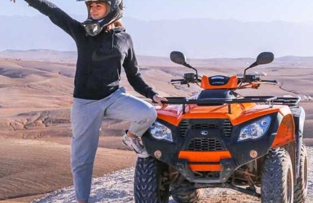 Marrakech: AGAFAY DESERT, Quad, Camel lunch, Transfer