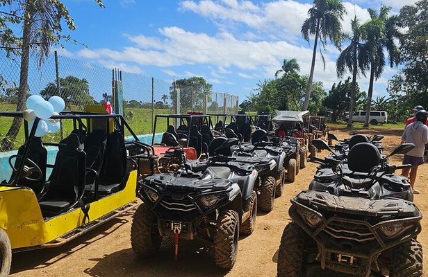 ATV Tour Macao Beach Water Cave and Typical House From Punta Cana