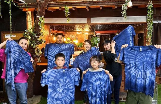 Yamanashi Dyeing Experience with Patterns Using Ink and Indigo