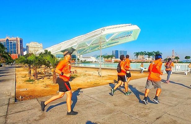 Running in Historical Center of Rio de Janeiro