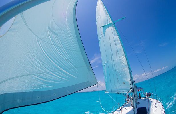 Private Cancun Sailboat Cruise with Beers and Sodas Included
