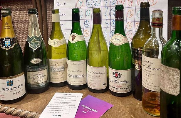 Tasting of old wines with a Master of Wine student