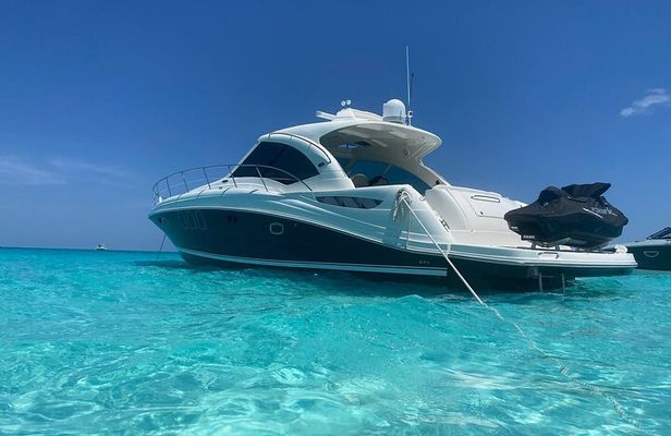 Private Yacht 48 ft Sting Ray City, Snorkel & Starfish Beach