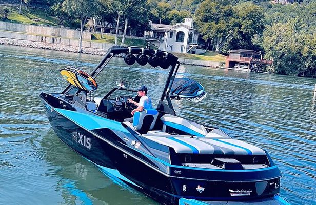 Wakesurf Boat Rental on Lake Austin Up to 12 guests