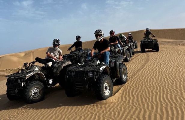 Agadir ATV Quad Bike & Sandboarding: Beach, Dunes & Local Snacks